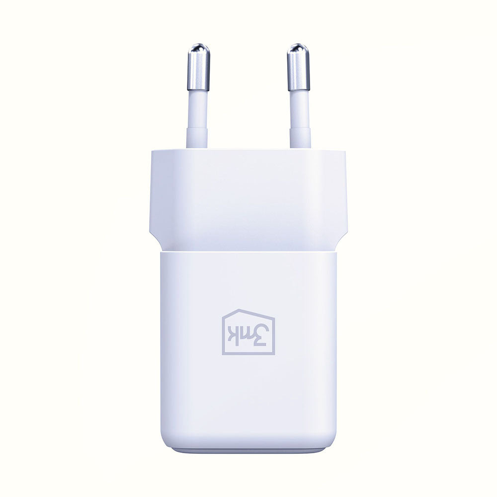 Incarcator 3mk Hyper, USB-A, USB-C, GaN Technology, QC4 + PD, 20W, Alb