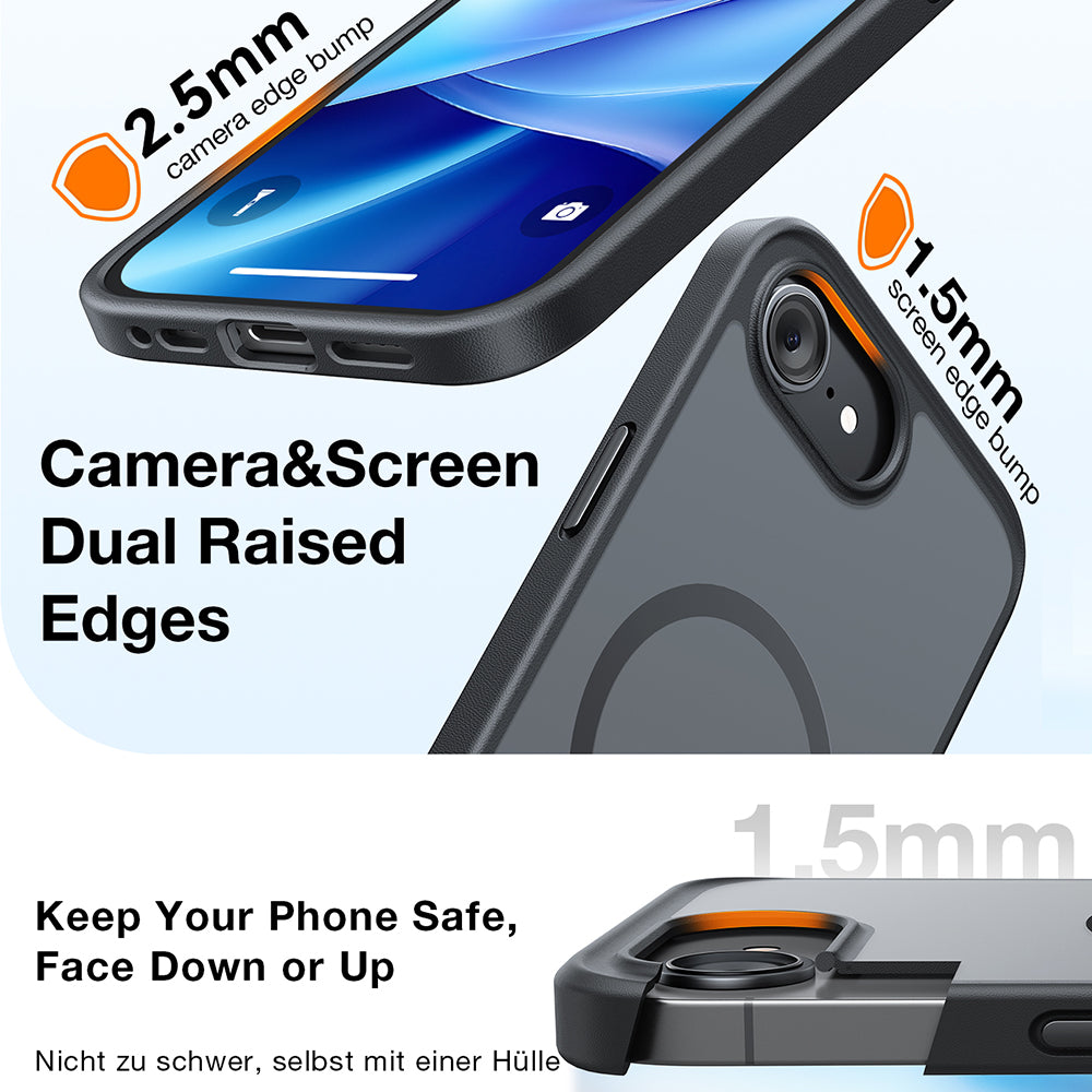 Husa de protectie Torras Guardian Magnetic Series compatibil cu iPhone 17, Transparent