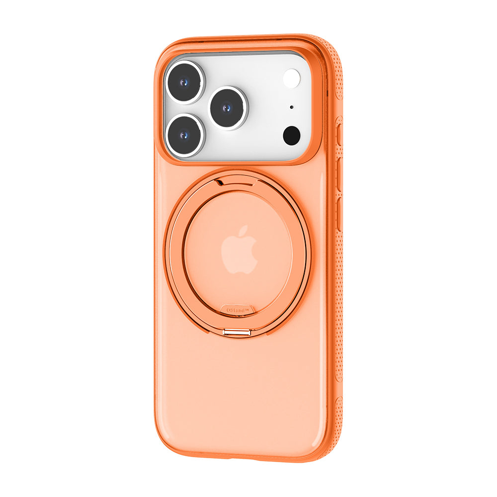 Husa de protectie Torras Ostand R Fitness Series compatibil cu iPhone 17 Pro Max, Portocaliu