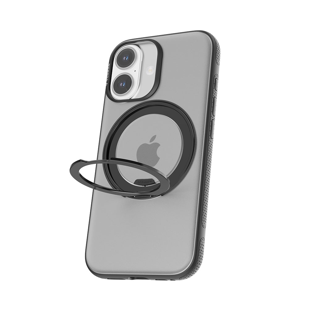 Husa de protectie Torras Ostand R Fitness Series compatibil cu iPhone 17, Transparent