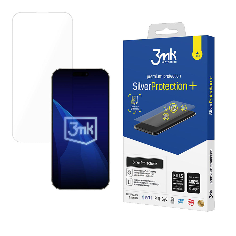 Folie de protectie 3mk SilverProtection+ Film compatibil cu iPhone 17 Air, Transparent