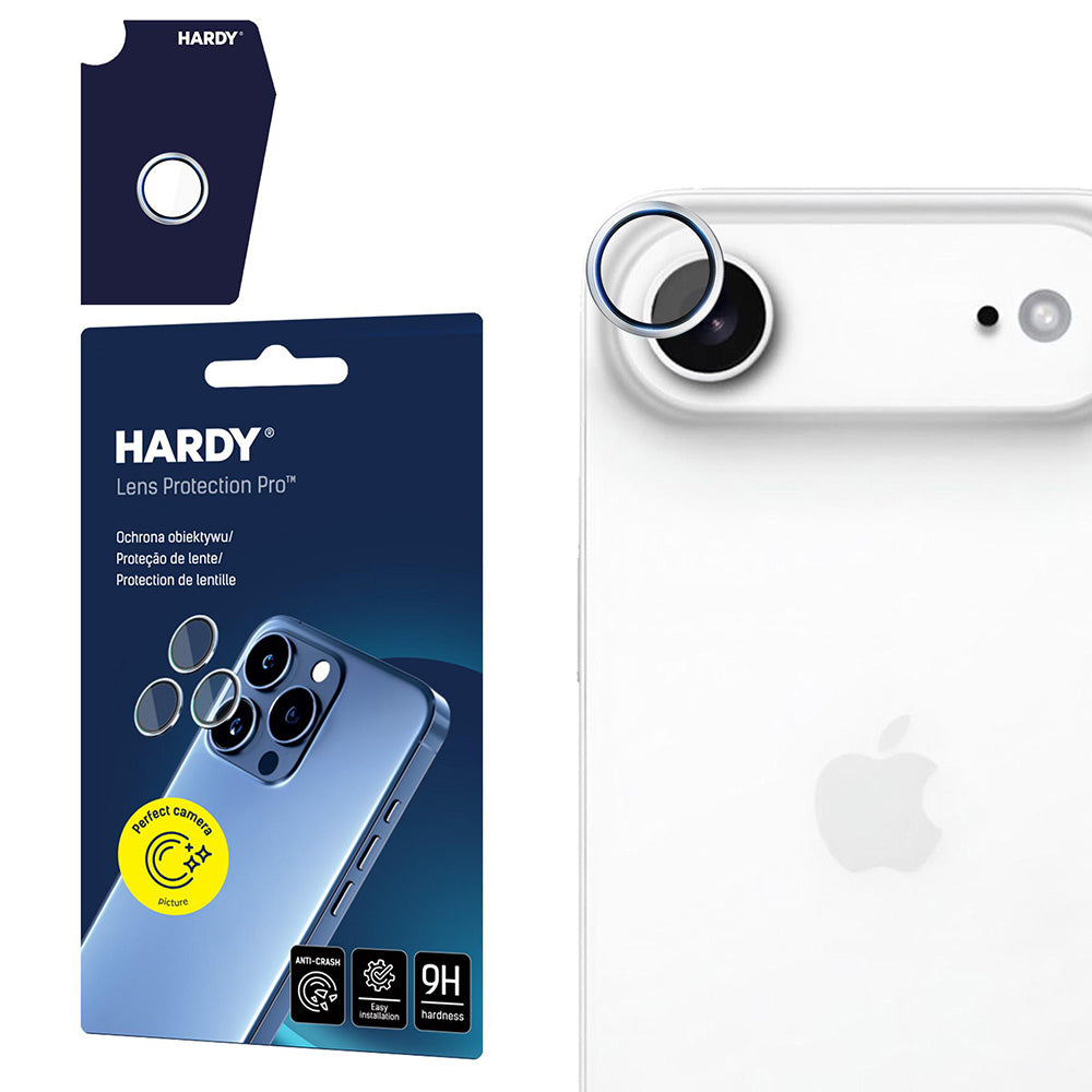 Folie de protectie 3mk Hardy Lens Protection Pro compatibil cu iPhone 17 Air, Argintiu