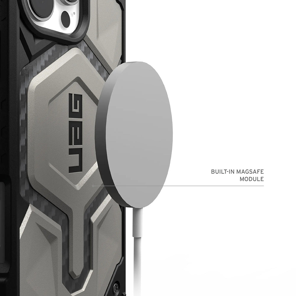 Husa de protectie UAG Monarch Pro compatibil cu iPhone 17 Pro, Kevlar Black