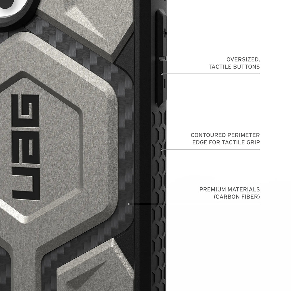 Husa de protectie UAG Monarch Pro compatibil cu iPhone 17 Pro, Kevlar Black