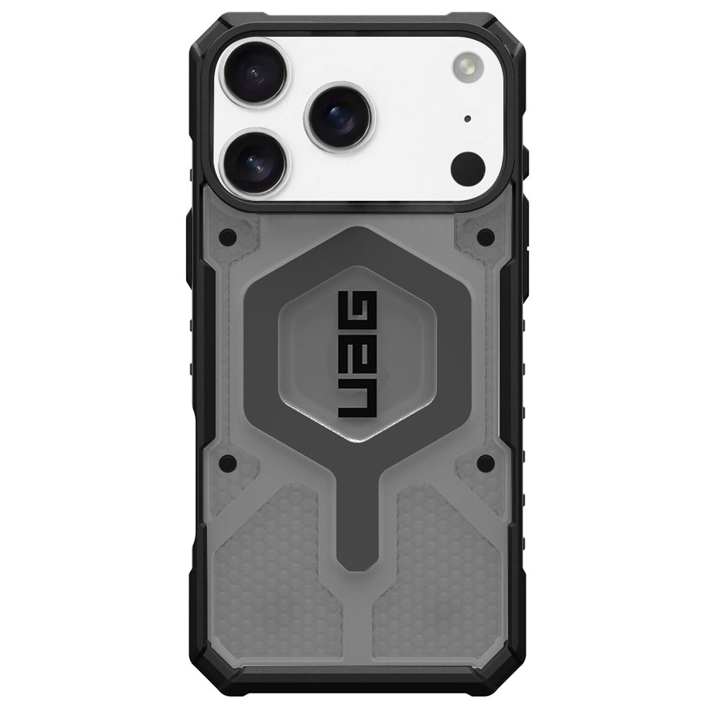 Husa de protectie UAG Pathfinder Clear MagSafe compatibil cu iPhone 17 Pro, Ash / Negru