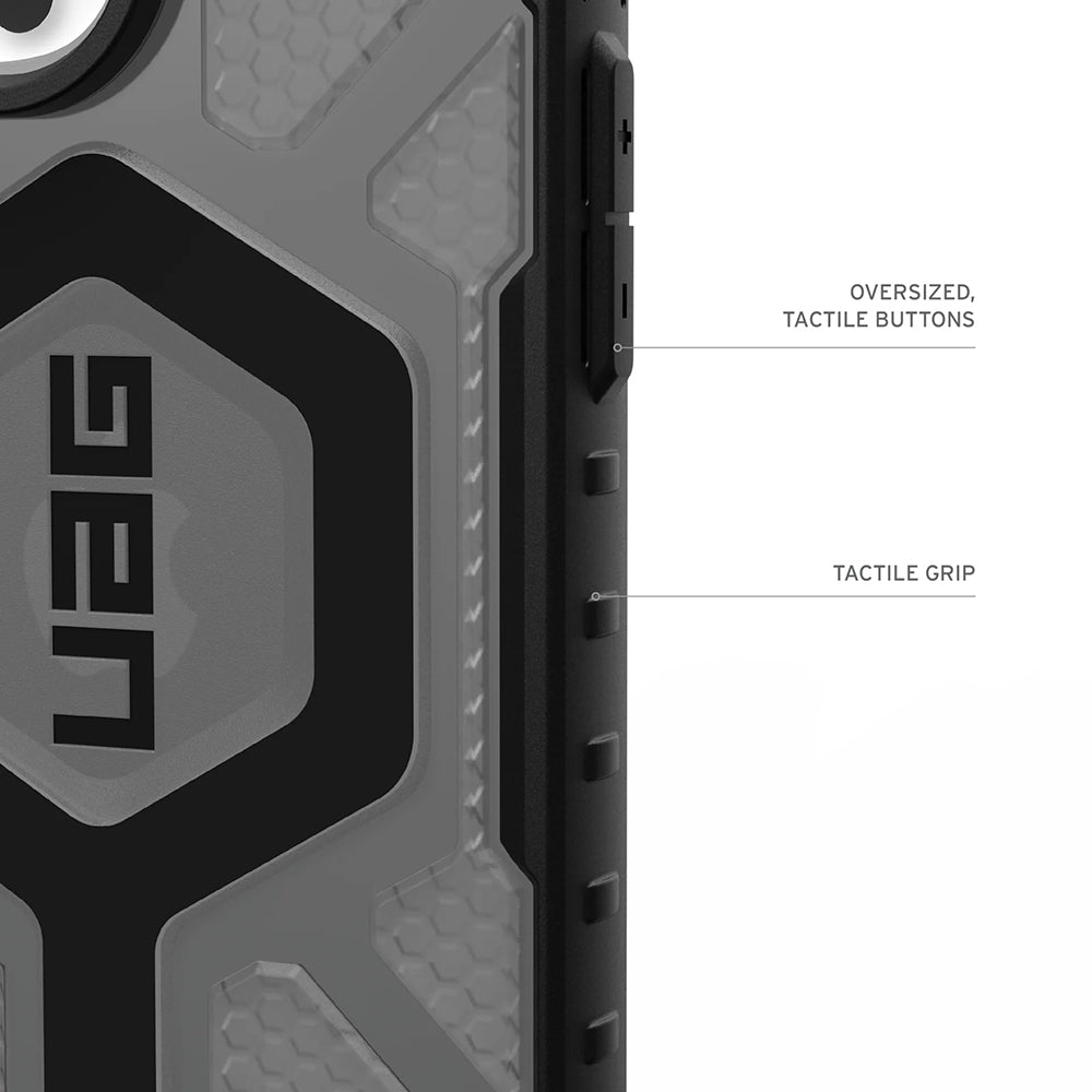 Husa de protectie UAG Pathfinder Clear MagSafe compatibil cu iPhone 17 Pro, Ash / Negru