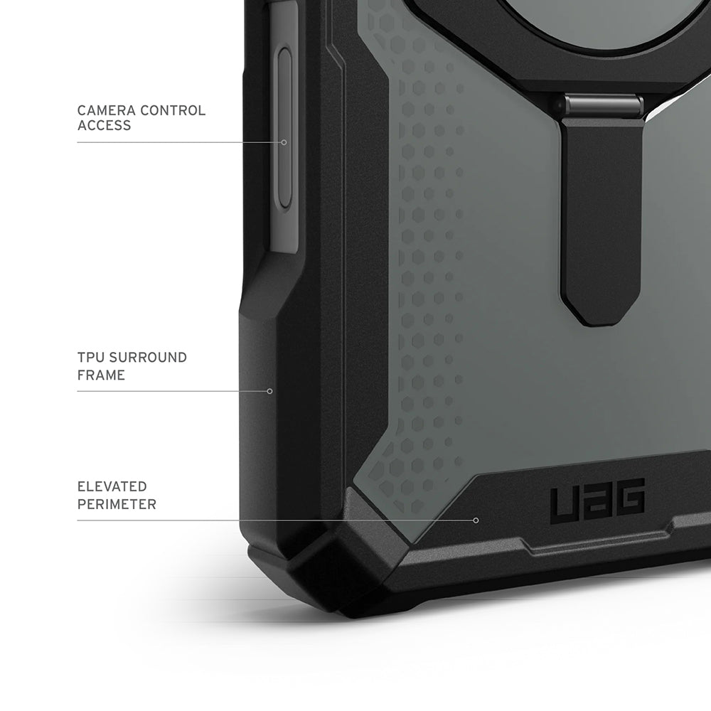 Husa de protectie UAG Plasma XTE MagSafe compatibil cu iPhone 17 Pro, Negru / Orange