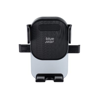 BLUE STAR autós tartó automatikus zárral X2 szellőzőrácsra, fekete