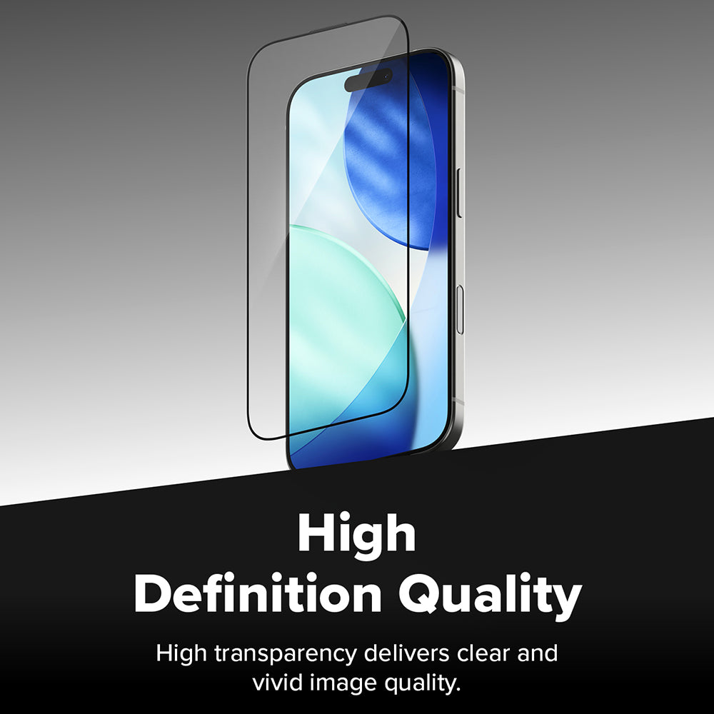 Folie de protectie Ringke Easy Slide Tempered Glass (set de 2) compatibil cu iPhone 17 Pro Max, Transparent