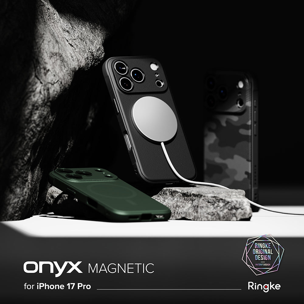 Ringke Onyx MagSafe husă verde pentru iPhone 17 Pro Max