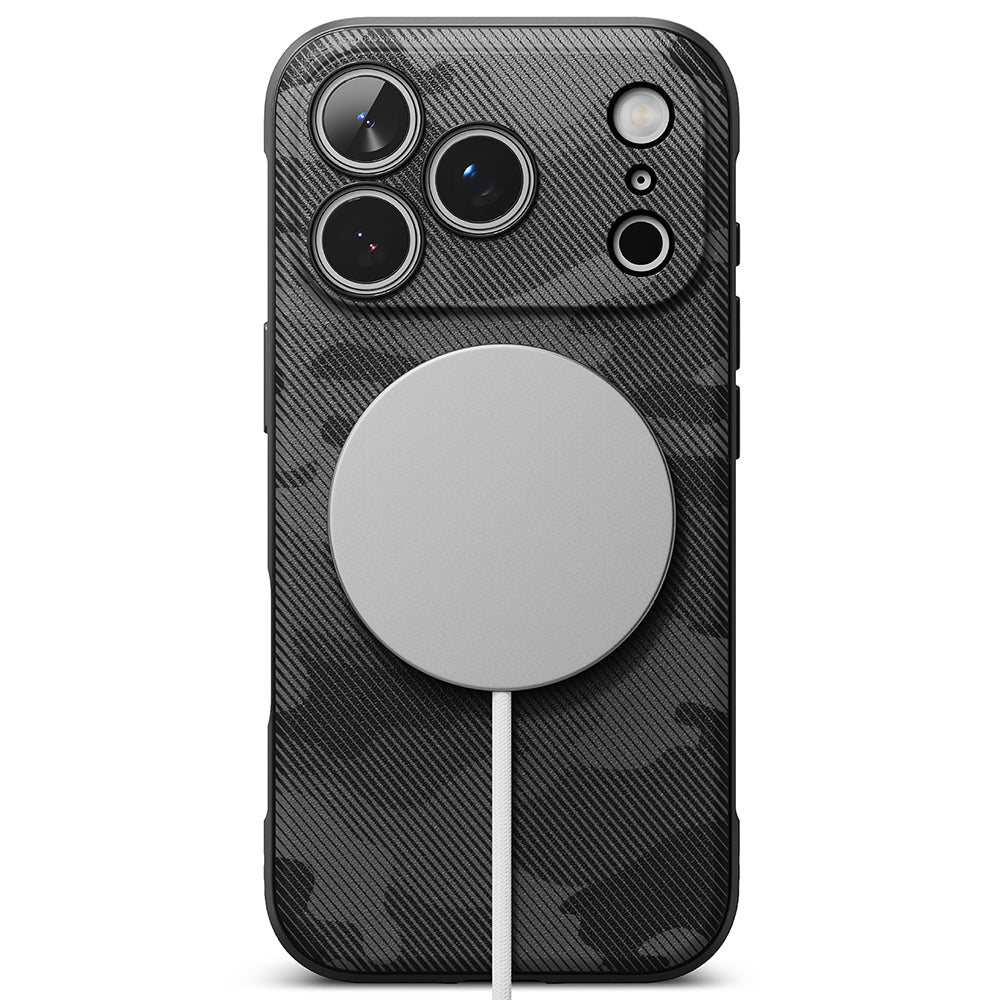 Husa de protectie Ringke Onyx MagSafe compatibil cu iPhone 17 Pro, Camo Black