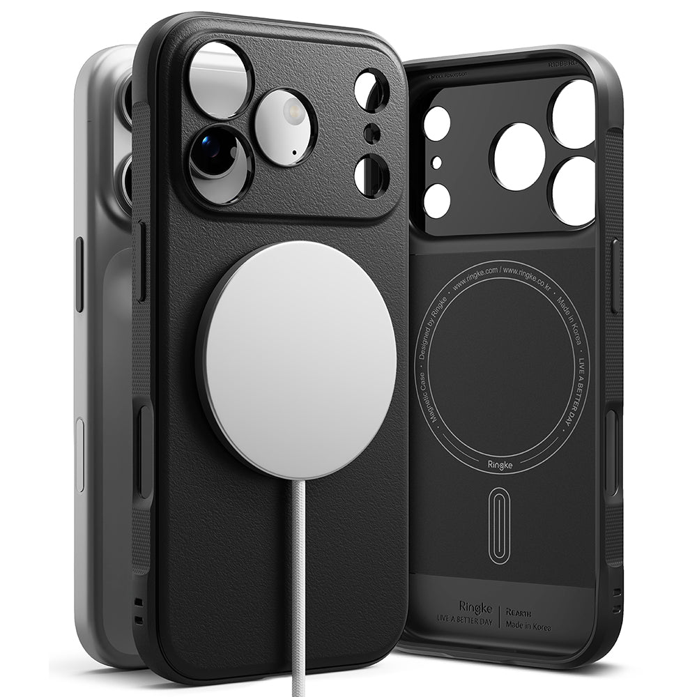 Husa de protectie Ringke Onyx MagSafe compatibil cu iPhone 17 Pro, Negru