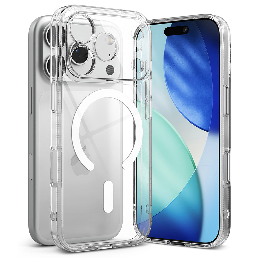 Husa de protectie Ringke Fusion MagSafe compatibil cu iPhone 17 Pro, Transparent