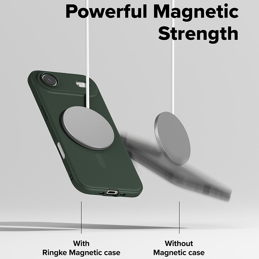 Husa de protectie Ringke Onyx MagSafe compatibil cu iPhone 17 Air, Verde Inchis