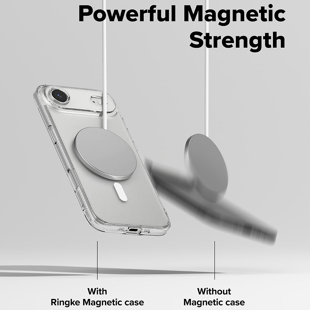 Husa de protectie Ringke Fusion MagSafe compatibil cu iPhone 17 Air, Transparent Mat