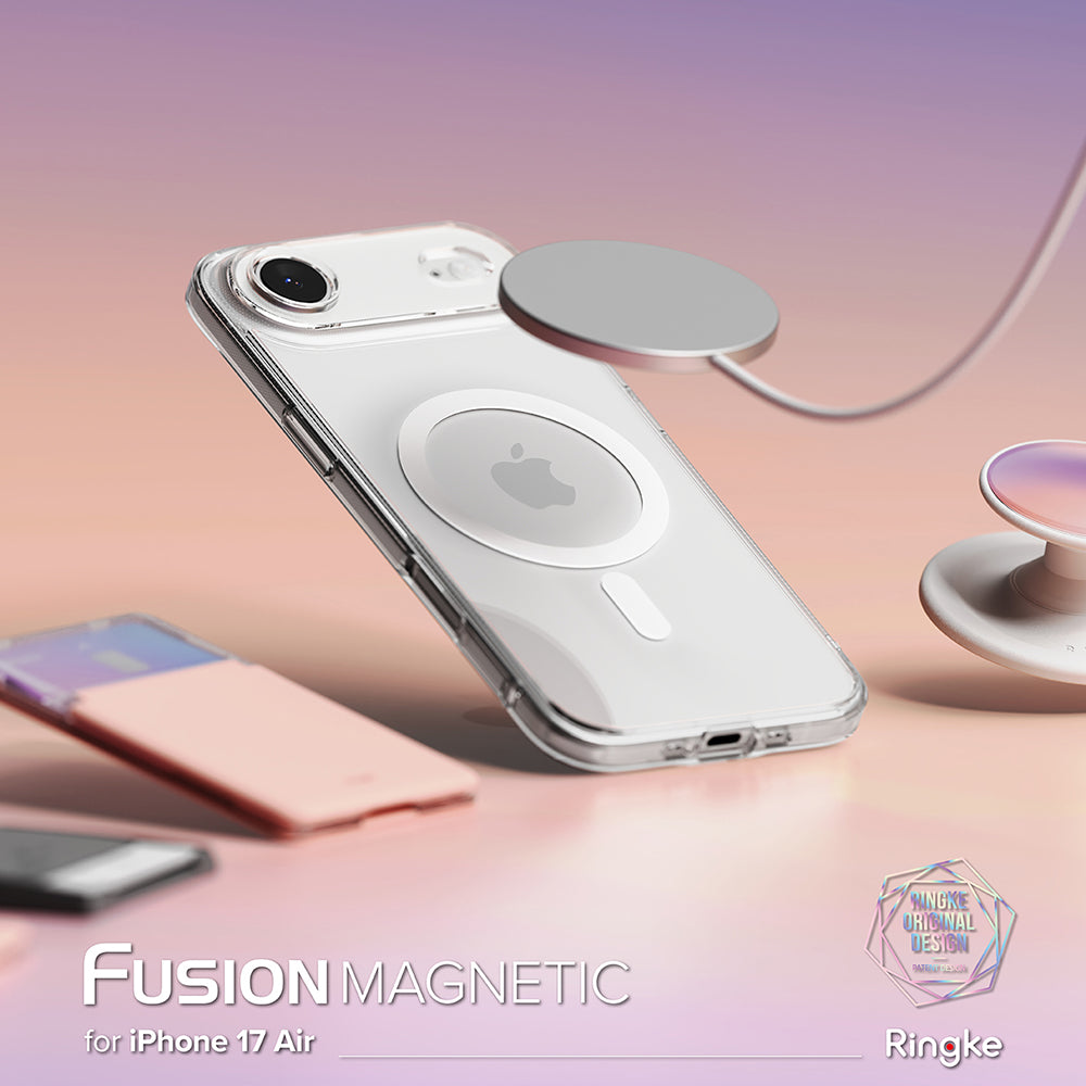 Husa de protectie Ringke Fusion MagSafe compatibil cu iPhone 17 Air, Transparent