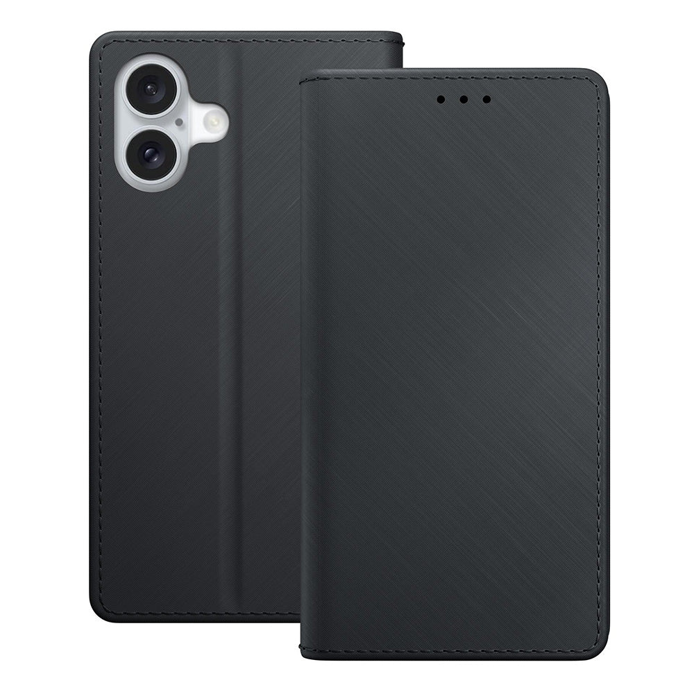 Husa de protectie 3mk Wallet compatibil cu iPhone 17, Negru