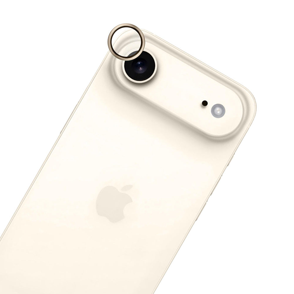 Folie de protectie 3mk Hardy Lens Protection Pro compatibil cu iPhone 17 Air, Titanium Gold