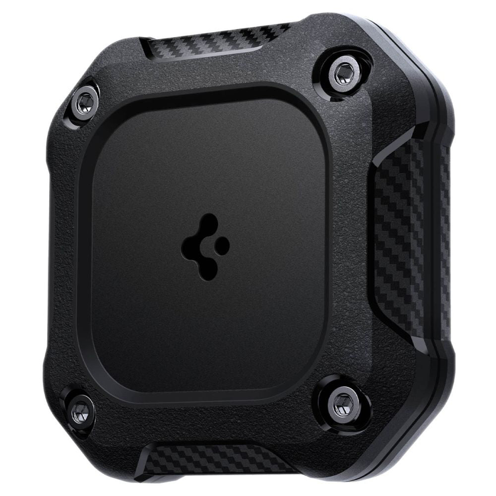 Casti Spigen Tough Armor Holder (ACS09781), Apple AirTag 1 / 2, Waterproof IPX8, 3M Adhesive, Negru