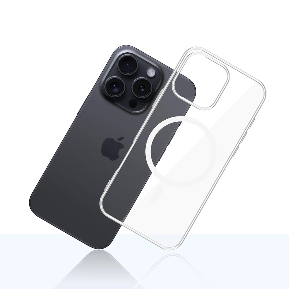 Husa de protectie 3mk Clear MagCase compatibil cu iPhone 16 Pro Max, Transparent