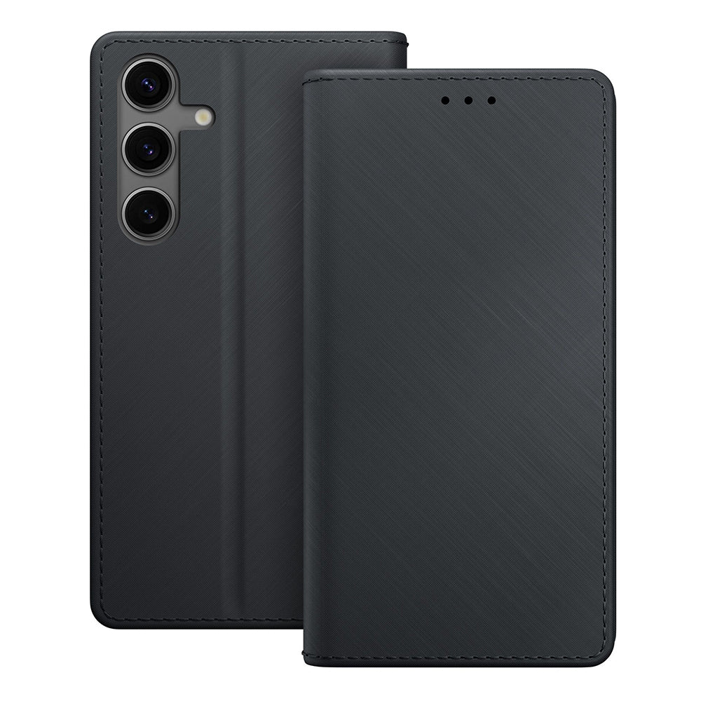 Husa de protectie 3mk Wallet compatibil cu Samsung Galaxy S24, Negru