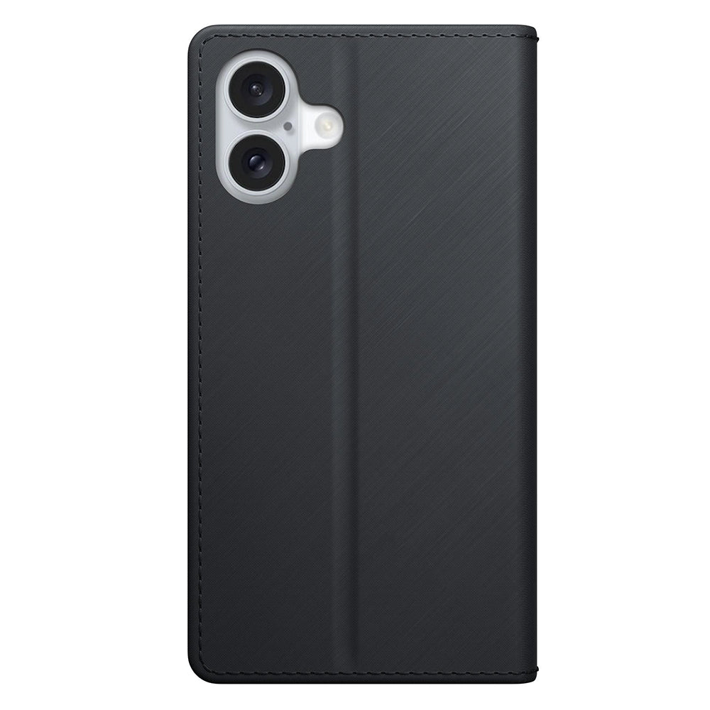 Husa de protectie 3mk Wallet compatibil cu iPhone 16, Negru