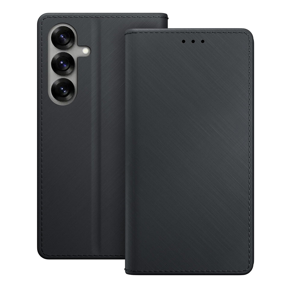 Husa de protectie 3mk Wallet compatibil cu Samsung Galaxy S25, Negru