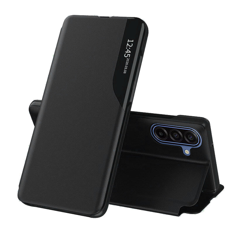 Husa de protectie Techsuit eFold Series compatibil cu Samsung Galaxy A17 5G / A17 4G / M17 / F17, Negru