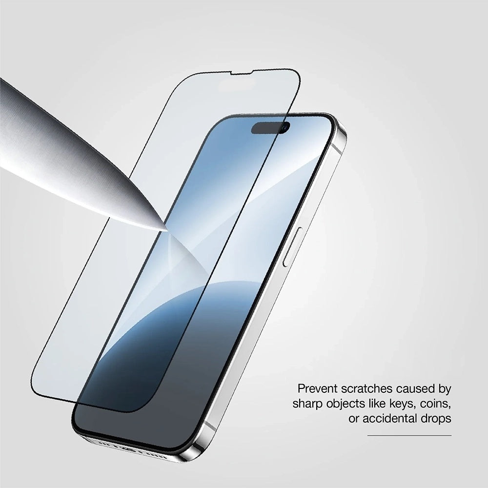 Folie de protectie ANANK 2.5D 10X Reinforced CG compatibil cu iPhone 17, Negru