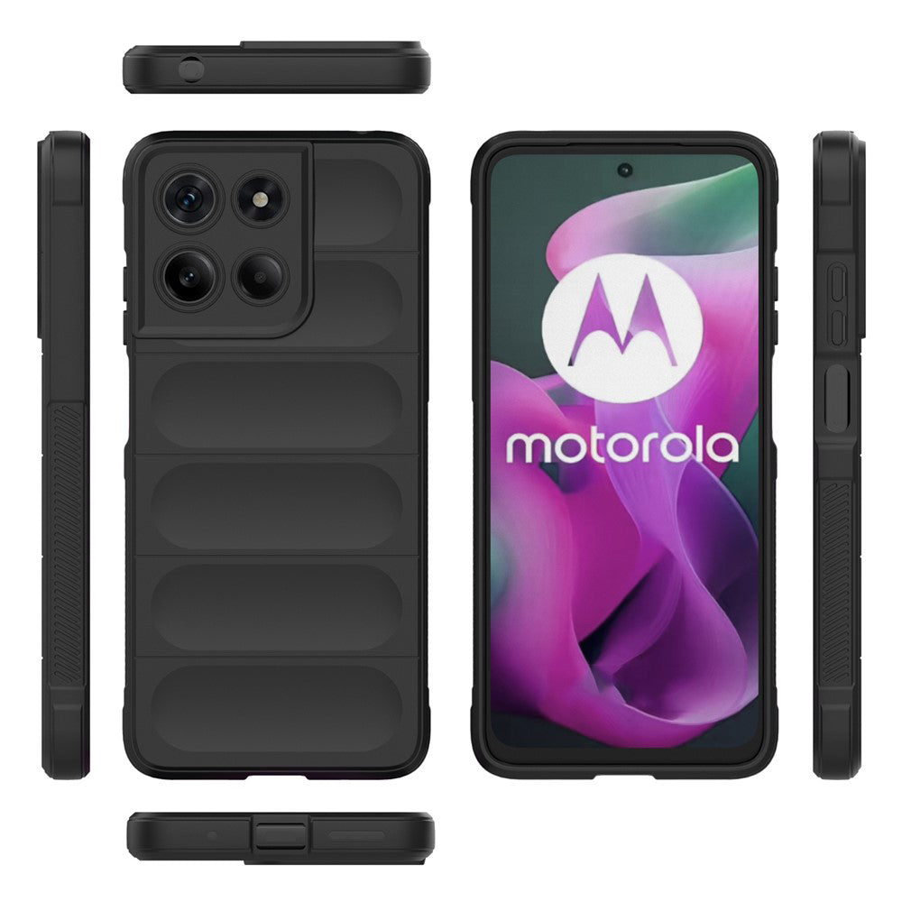 Husa de protectie Techsuit Magic Shield compatibil cu Motorola Moto G15 / G15 Power / G17 / G17 Power, Negru