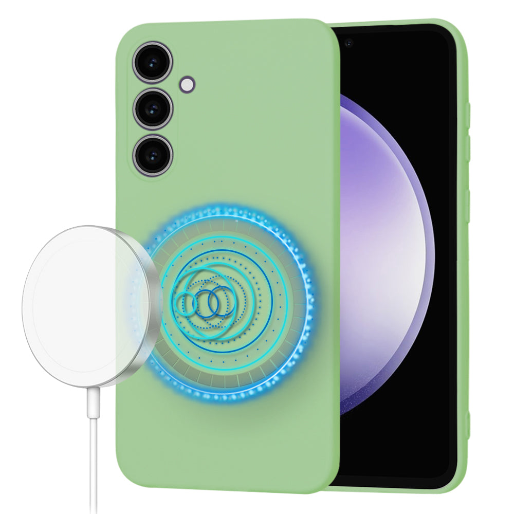 Husa de protectie Techsuit SoftFlex MagSafe compatibil cu Samsung Galaxy S23 FE, Verde Menta