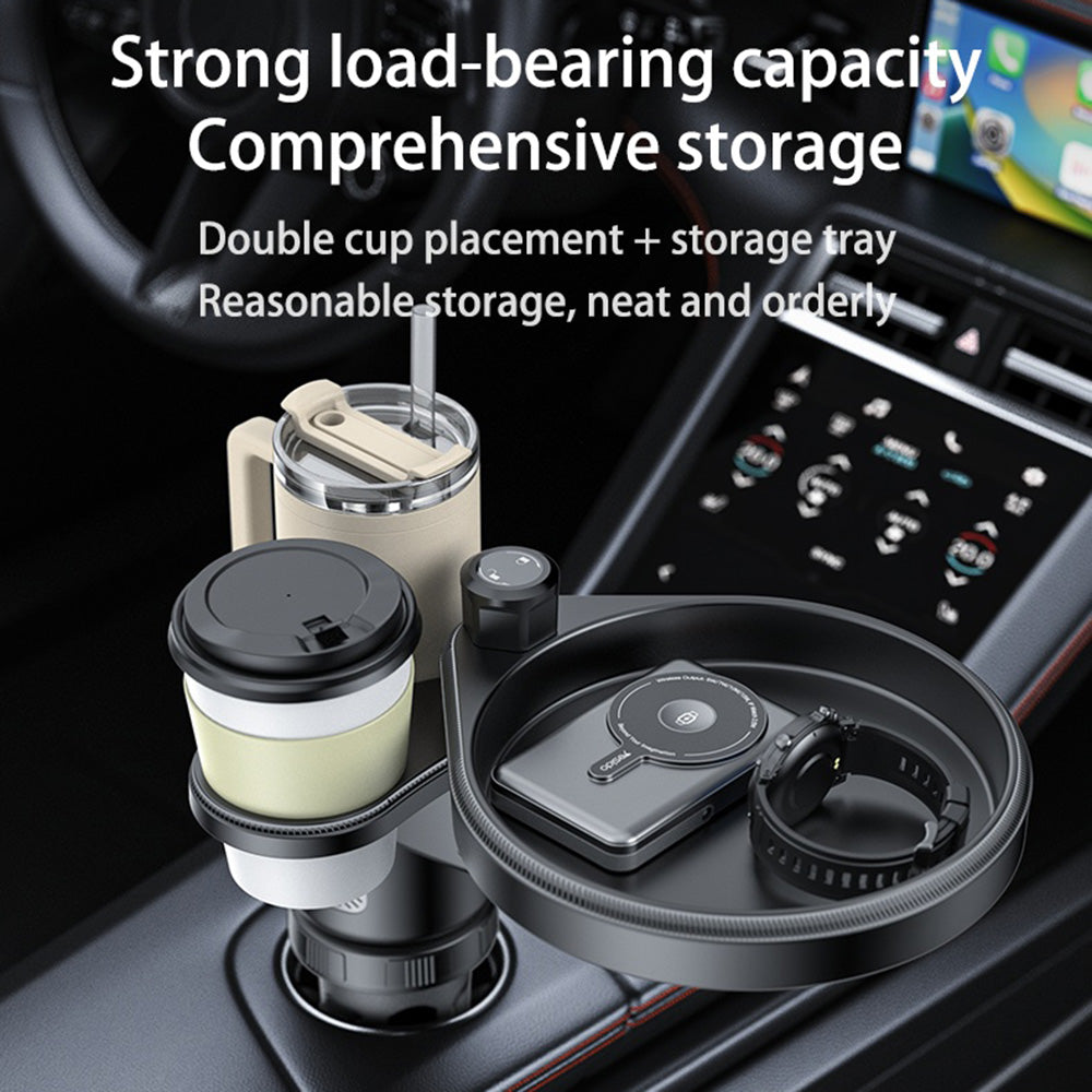 Suport Yesido 3in1 Car Cup (C180), Adjustable Rotation Base, Storage Expansion, Easy Installation, Firmly Fixed, Negru