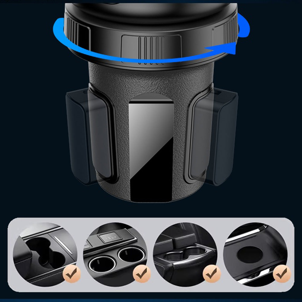 Suport Yesido 3in1 Car Cup (C180), Adjustable Rotation Base, Storage Expansion, Easy Installation, Firmly Fixed, Negru