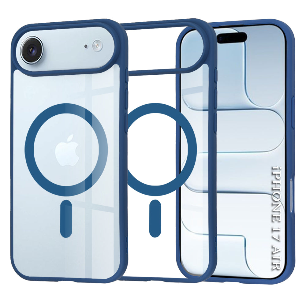 Husa de protectie Techsuit MagSafe Pro compatibil cu iPhone 17 Air, Albastru