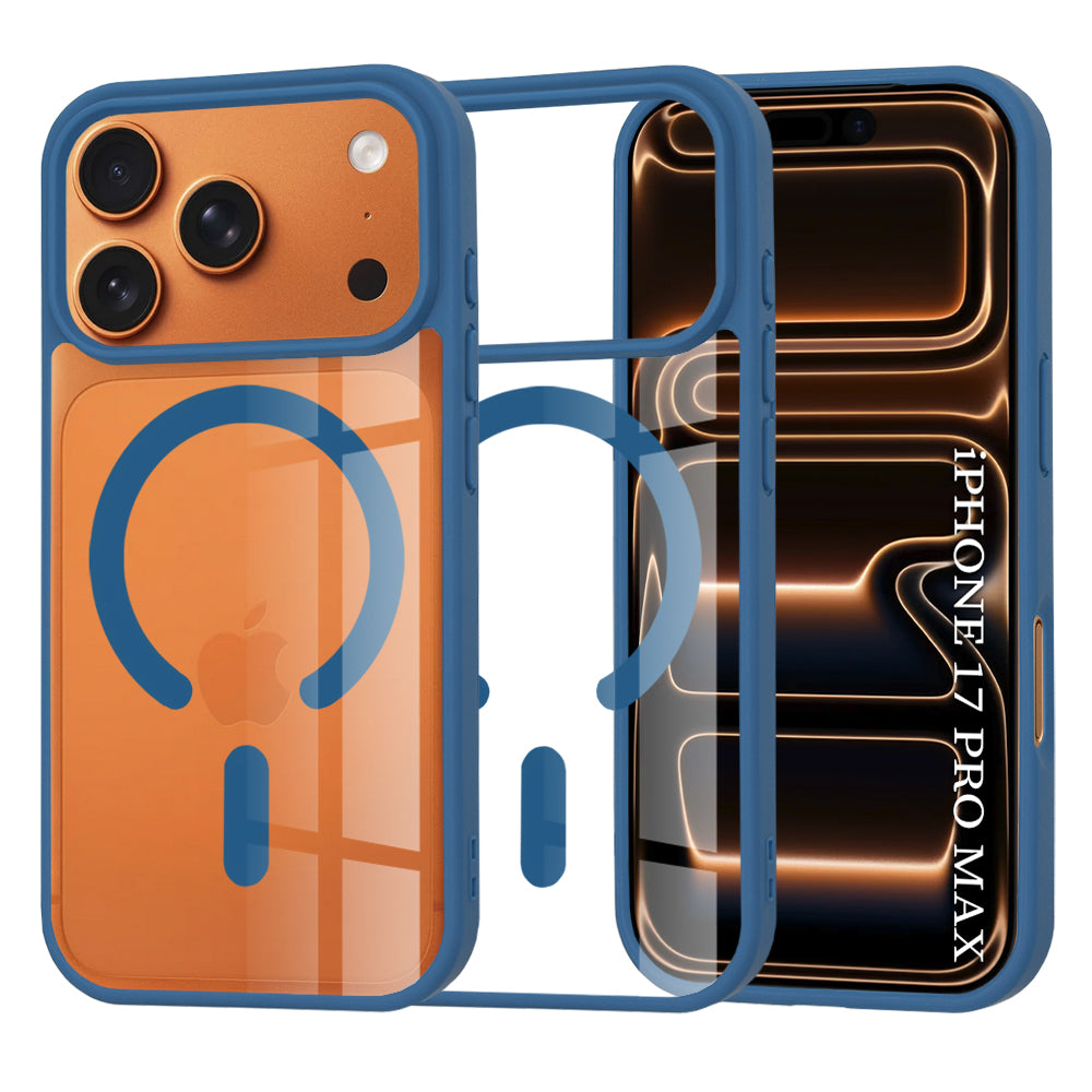 Husa de protectie Techsuit MagSafe Pro compatibil cu iPhone 17 Pro Max, Albastru