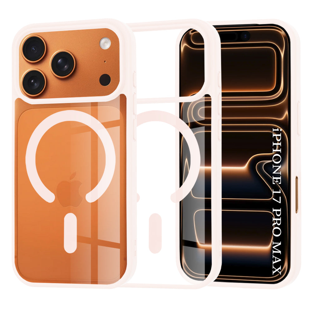 Husa de protectie Techsuit MagSafe Pro compatibil cu iPhone 17 Pro Max, Nude Pink
