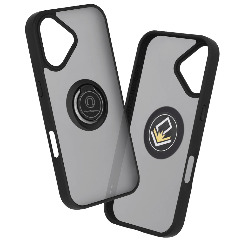 Husa de protectie Techsuit Glinth compatibil cu iPhone 17, Negru