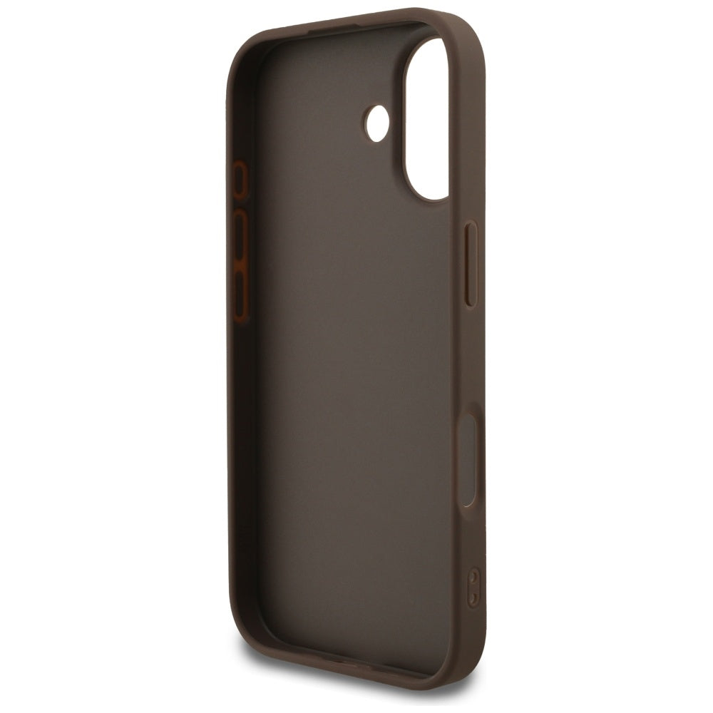 Husa de protectie Guess Hardcase 4G Classic (GUHCP17SG4GFBR) compatibil cu iPhone 17, Maro
