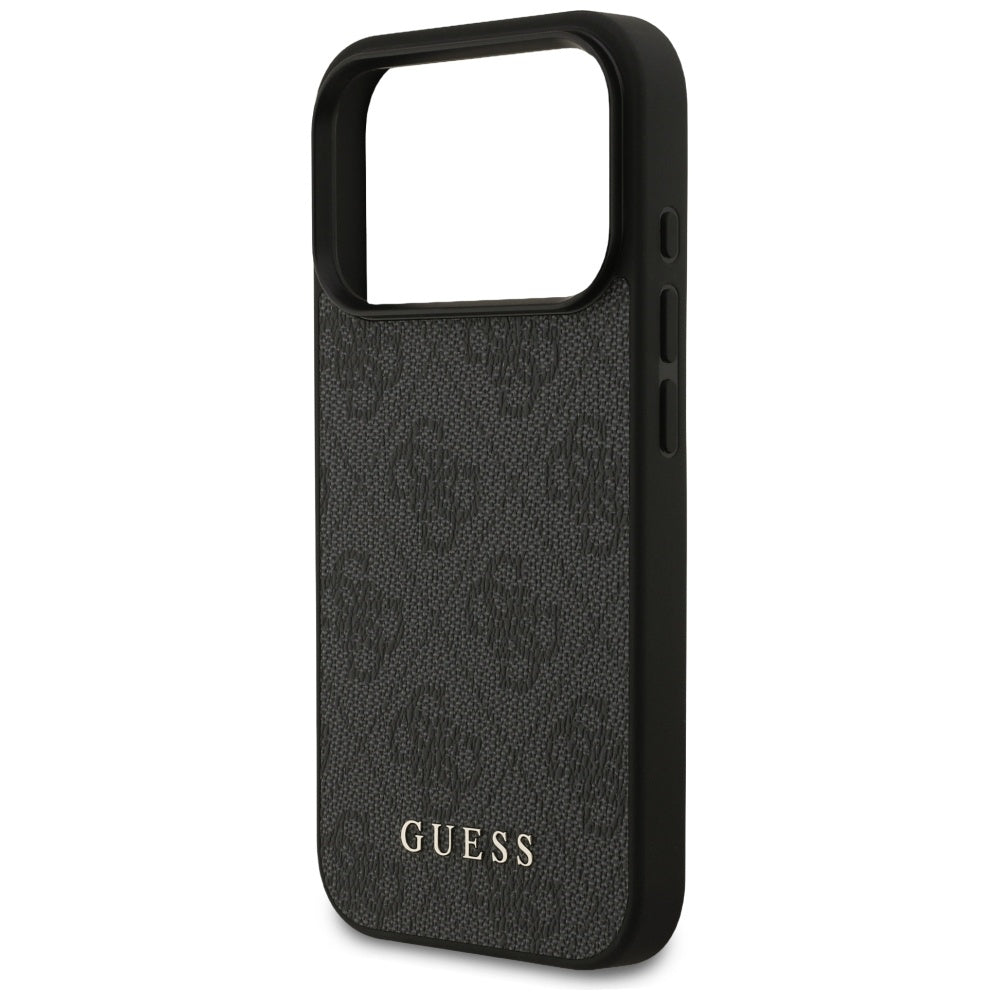 Husa de protectie Guess Hardcase 4G Classic (GUHCP17LG4GFGR) compatibil cu iPhone 17 Pro, Negru