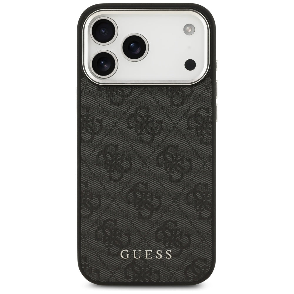 Husa de protectie Guess Hardcase 4G Classic Logo MagSafe (GUHMP17XP4GSSMCK) compatibil cu iPhone 17 Pro Max, Negru