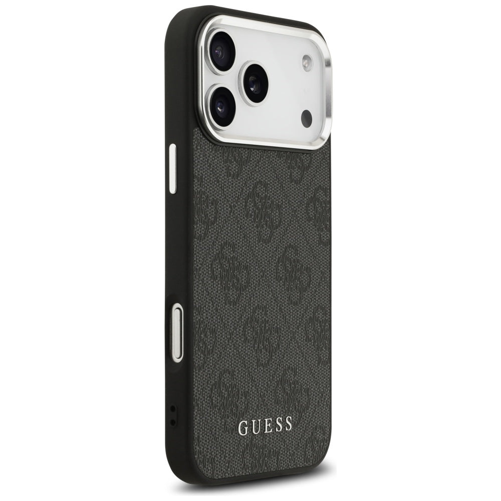 Husa de protectie Guess Hardcase 4G Classic Logo MagSafe (GUHMP17XP4GSSMCK) compatibil cu iPhone 17 Pro Max, Negru