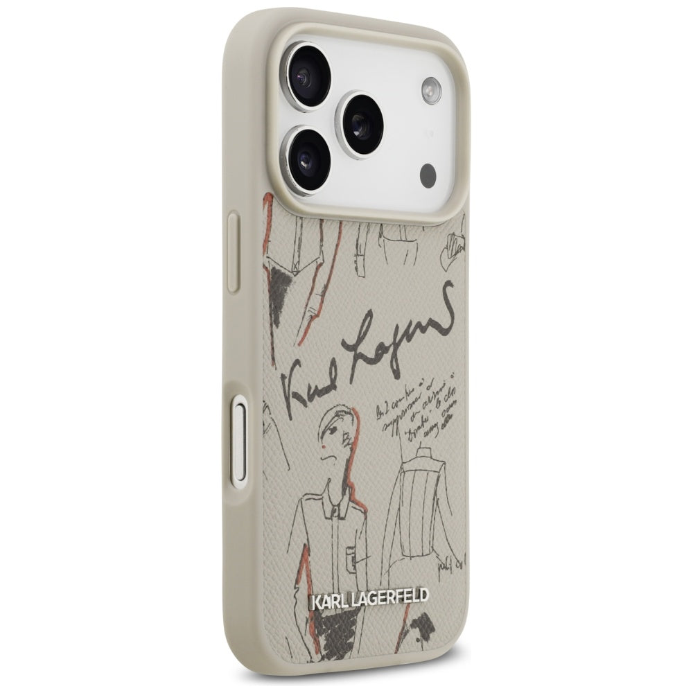Husa de protectie Karl Lagerfeld compatibil cu iPhone 17 Pro, Gri