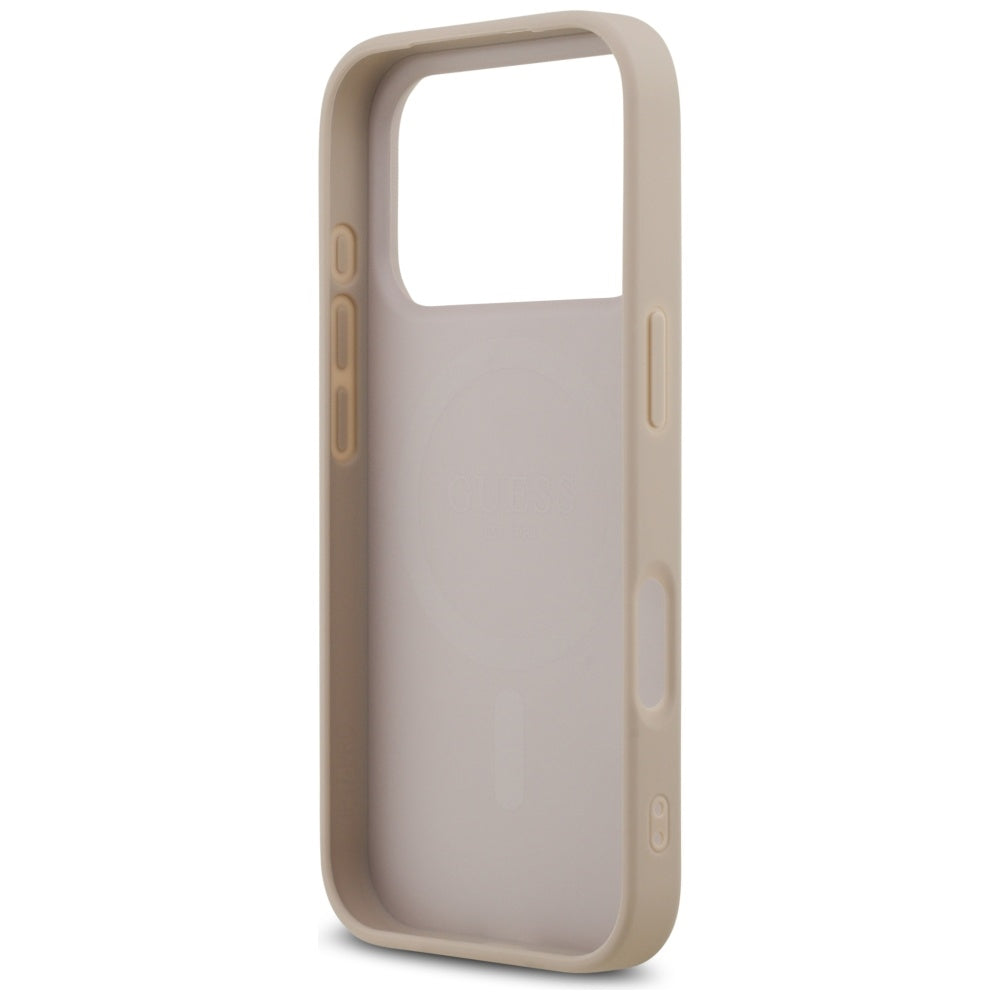 Husa de protectie Guess 4G Ring Classic Logo MagSafe (GUHMP17XG4GFRP) compatibil cu iPhone 17 Pro Max, Roz