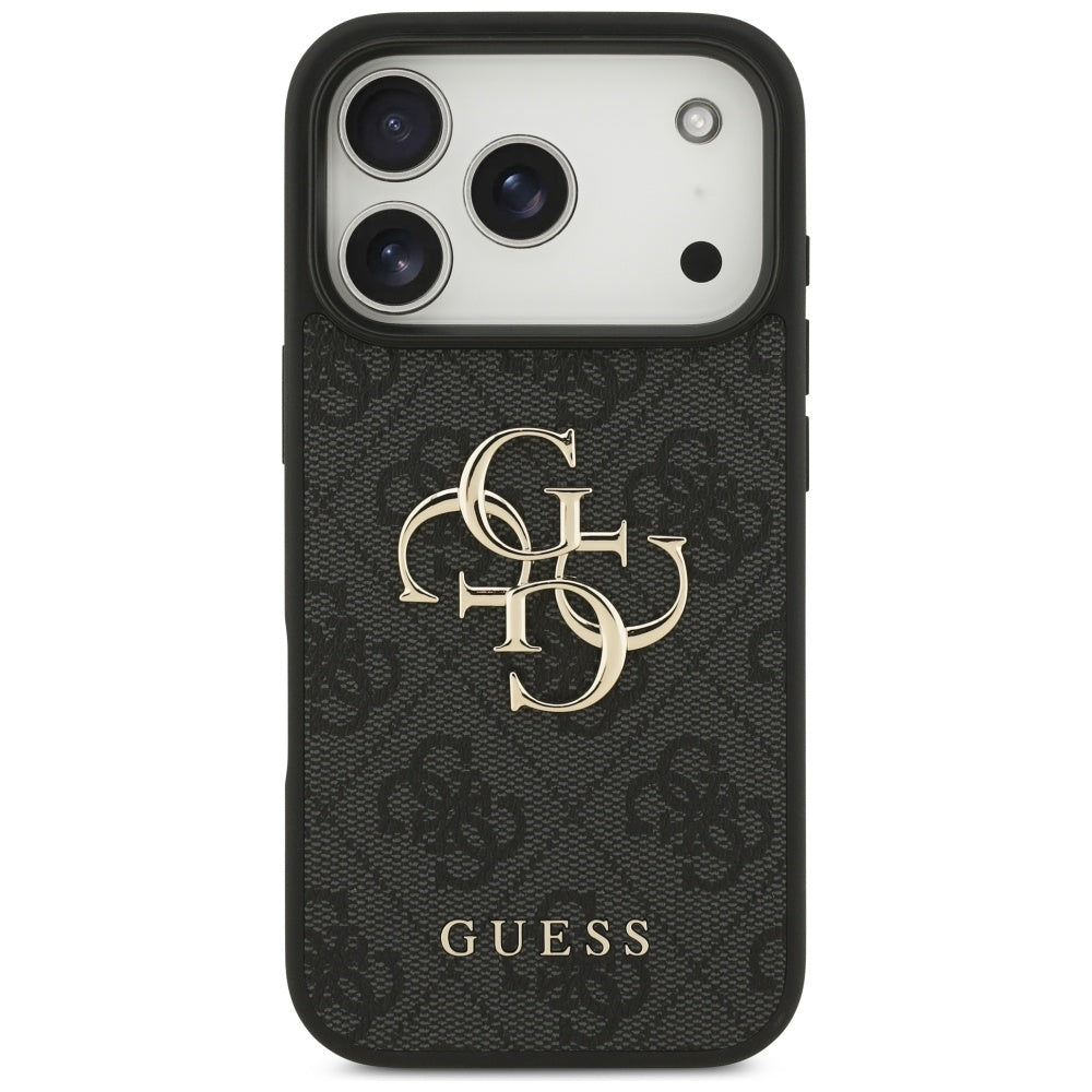 Husa de protectie Guess Hardcase 4G Big Logo (GUHCP17L4GMGGR) compatibil cu iPhone 17 Pro, Negru