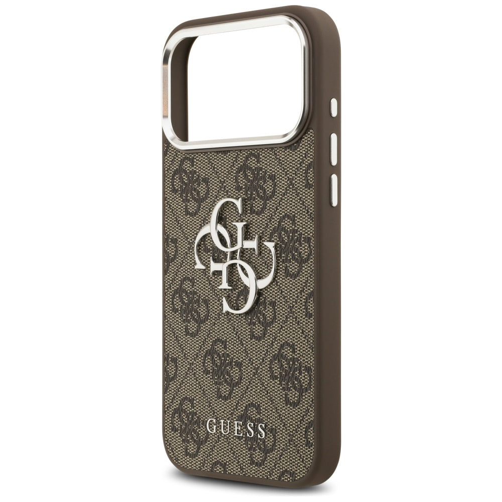 Husa de protectie Guess Hardcase Big 4G Logo Classic Logo (GUHCP17XP4G4SMCW) compatibil cu iPhone 17 Pro Max, Maro