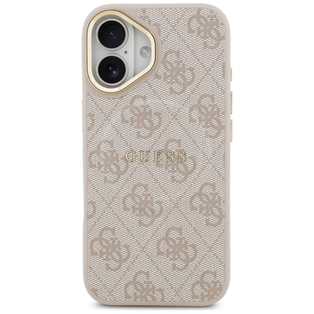 Husa de protectie Guess Hardcase 4G Classic MagSafe (GUHMP17SP4MSEGCP) compatibil cu iPhone 17, Roz