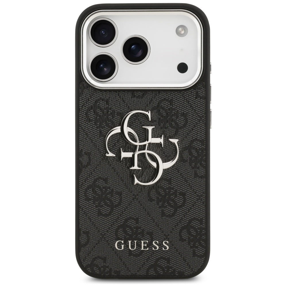 Husa de protectie Guess Hardcase Big 4G Logo Classic Logo (GUHCP17LP4G4SMCK) compatibil cu iPhone 17 Pro, Negru