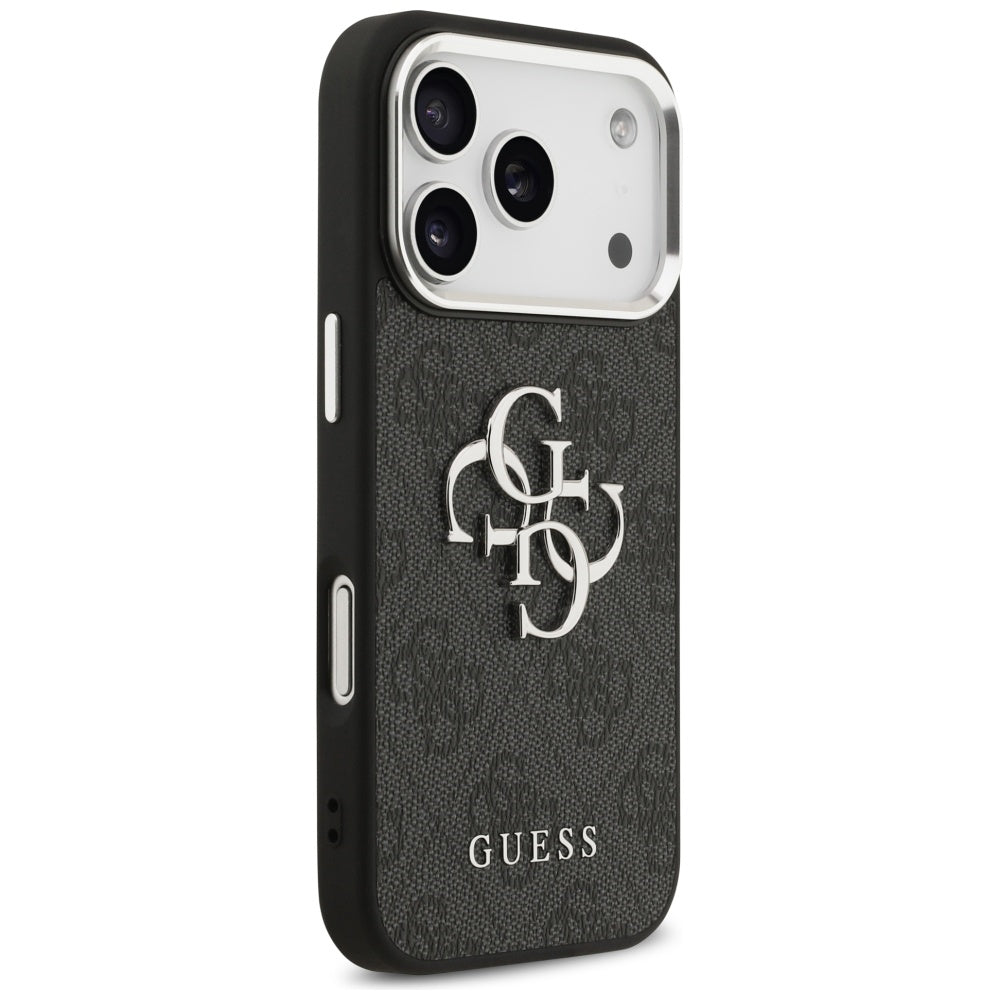 Husa de protectie Guess Hardcase Big 4G Logo Classic Logo (GUHCP17LP4G4SMCK) compatibil cu iPhone 17 Pro, Negru