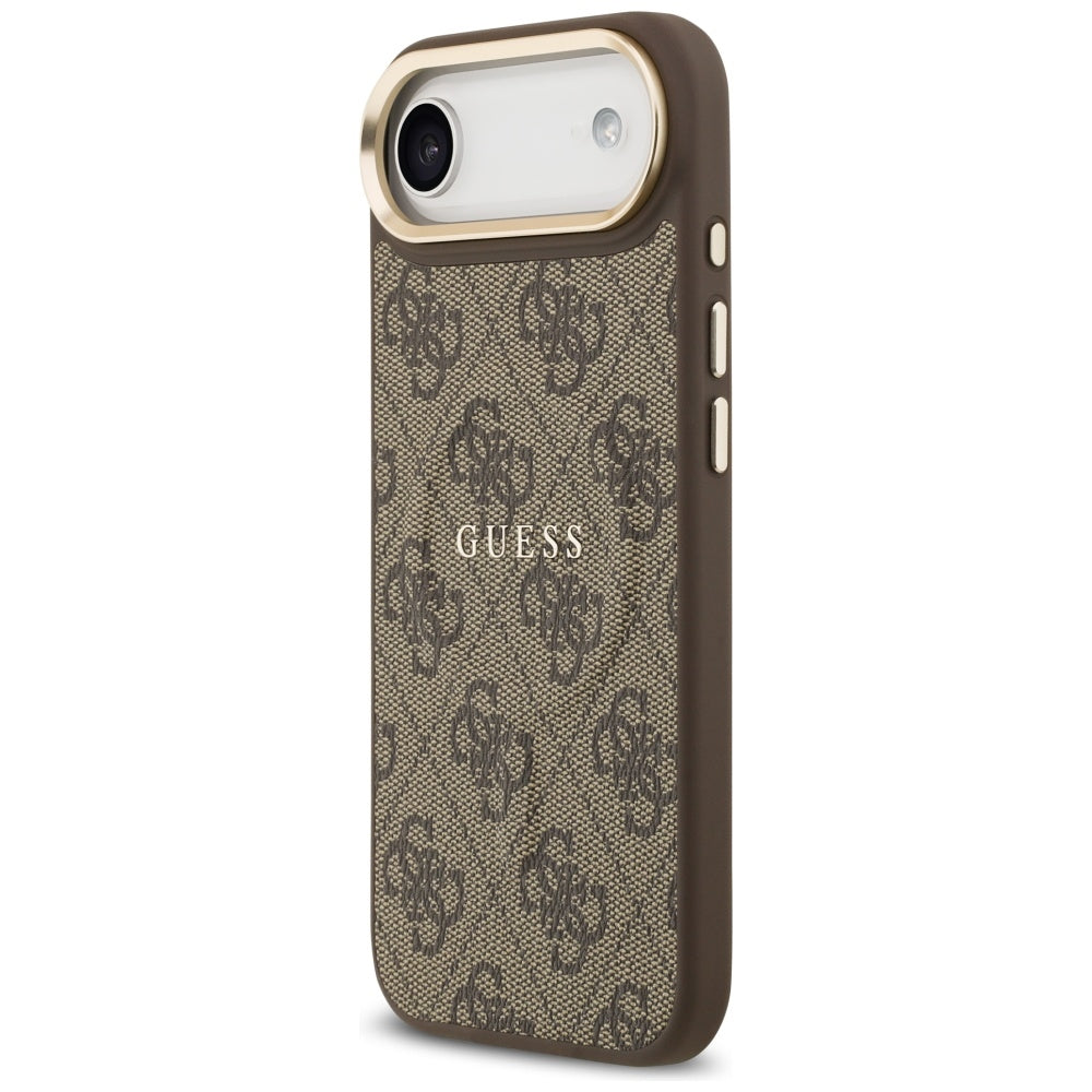 Husa de protectie Guess Hardcase 4G Classic MagSafe (GUHMP17MP4MSEGCW) compatibil cu iPhone 17 Air, Maro