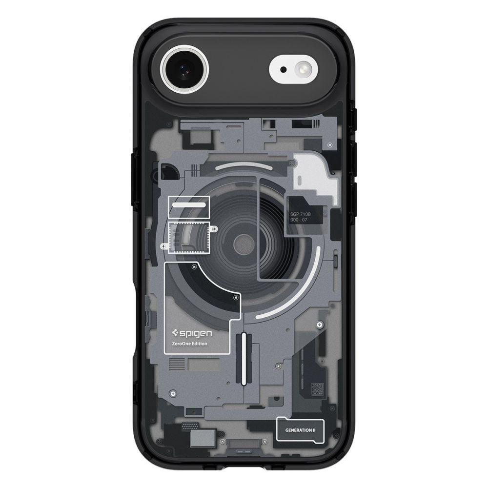 Husa de protectie Spigen Ultra Hybrid Zero One MagSafe (ACS10320) compatibil cu iPhone 17 Air, Negru